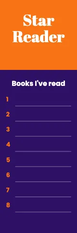 Art & music class star reader bookmark template