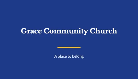 Church & community bold business card template