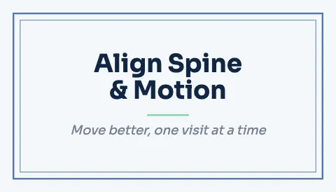 Chiropractic & physio double frame business card template