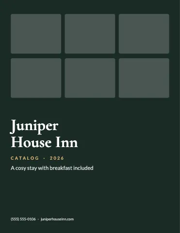 Hotel & B&B product cards catalog template