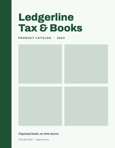 Accounting & tax line sheet template