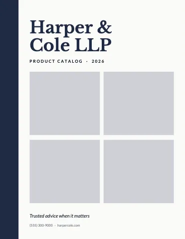 Law & finance line sheet template