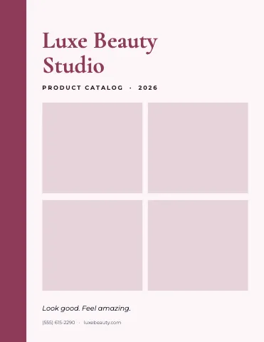 Salon & spa line sheet template