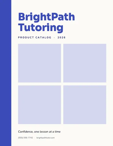 Tutoring line sheet template