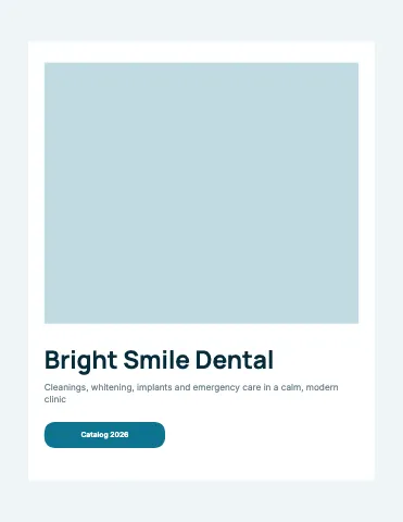 Medical & dental product cards catalog template
