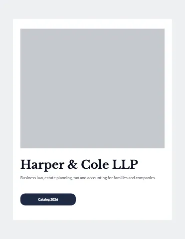 Law & finance product cards catalog template