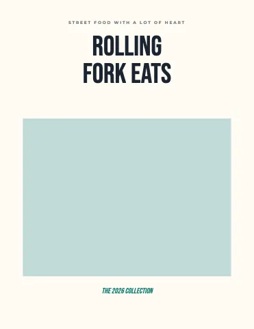 Food truck editorial catalog template