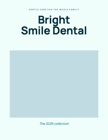 Medical & dental editorial catalog template