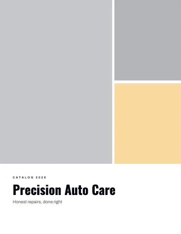 Auto repair product grid catalog template