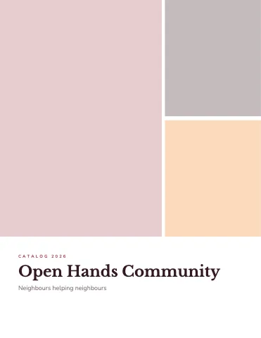 Nonprofit & charity product grid catalog template