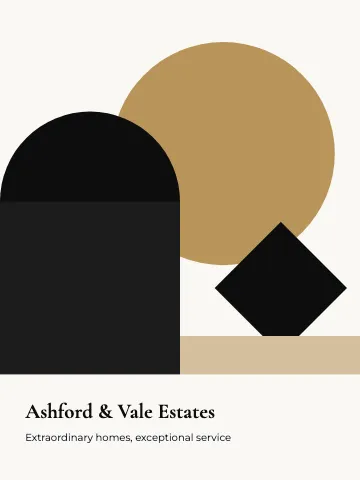 Luxury homes bauhaus shapes canvas print template