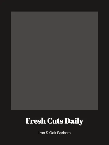 Barbershop framed photo canvas print template
