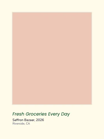 Indian grocery gallery mat canvas print template