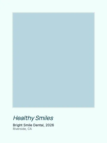 Medical & dental gallery mat canvas print template
