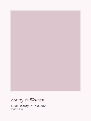 Salon & spa gallery mat canvas print template