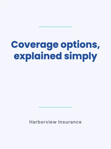 Insurance agency quote canvas print template