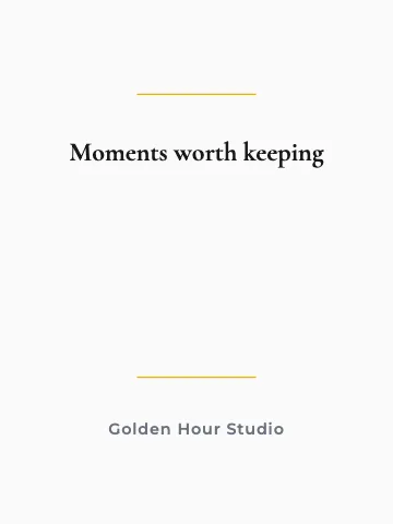 Photography & creative quote canvas print template