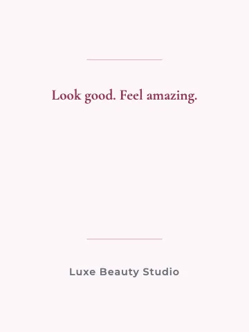 Salon & spa quote canvas print template