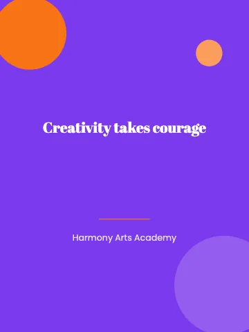 Art & music class big message classroom poster template