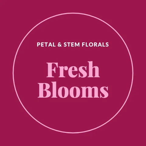 Florist badge coaster template