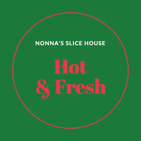 Pizzeria badge coaster template