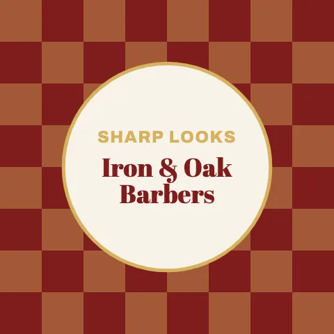 Barbershop checkerboard coaster template