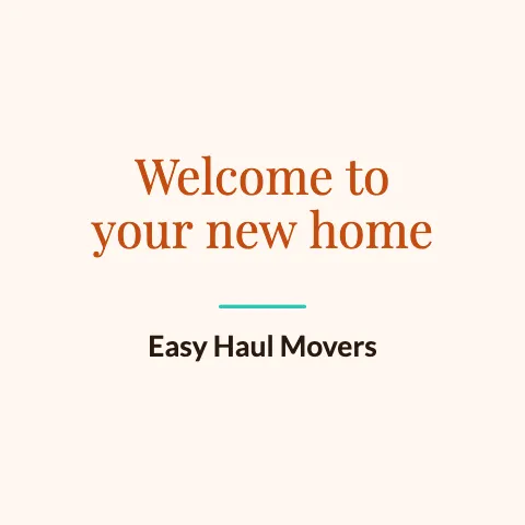 Moving company thank you coaster template