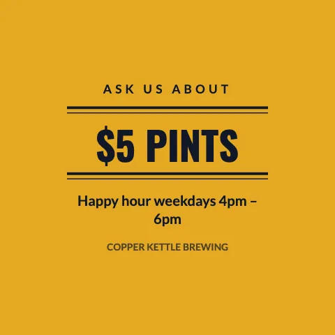Brewery & bar deal coaster template