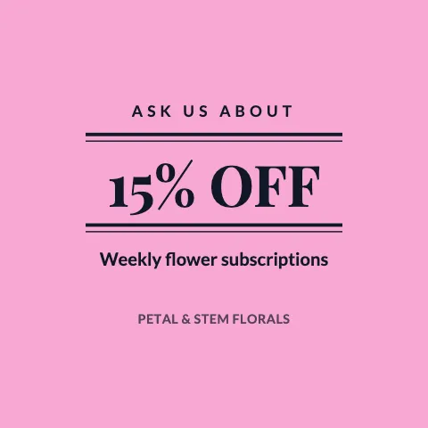 Florist deal coaster template