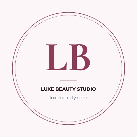 Salon & spa monogram coaster template