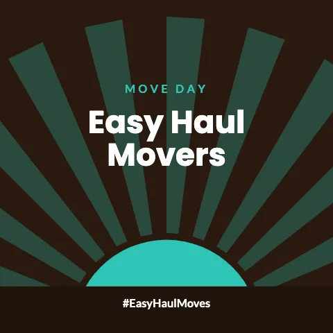 Moving company sunrise coaster template