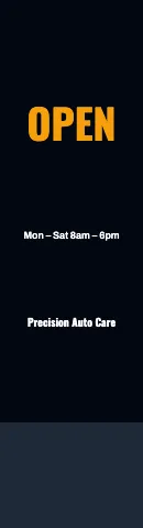 Auto repair open flag template