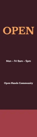 Nonprofit & charity open flag template