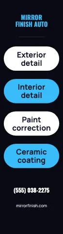 Auto detailing service pills flag template