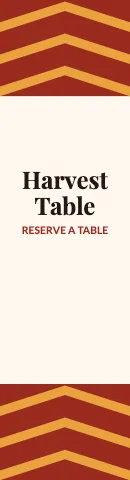 Restaurant chevrons flag template