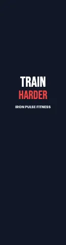 Fitness & gym stacked words flag template