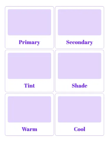 Art & music class picture word cards flashcards template