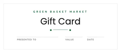 Grocery & market minimal gift certificate template
