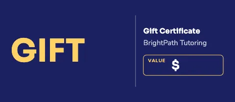 Tutoring giant gift gift certificate template