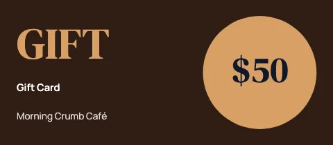 Café & bakery bold gift certificate template