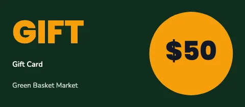 Grocery & market bold gift certificate template