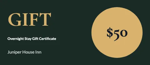 Hotel & B&B bold gift certificate template