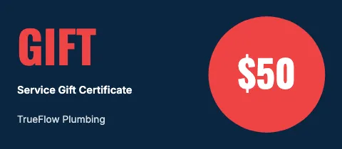 Plumbing & HVAC bold gift certificate template