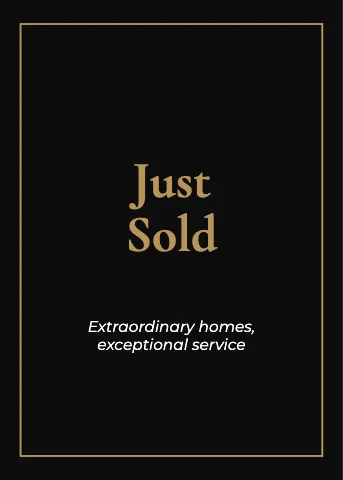 Luxury homes framed greeting card template