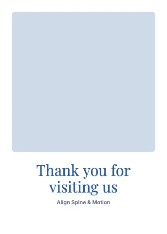 Chiropractic & physio photo greeting card template