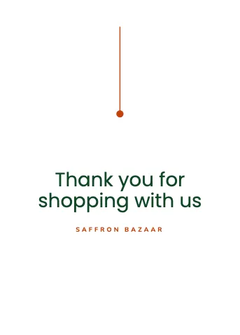 Indian grocery fine line greeting card template