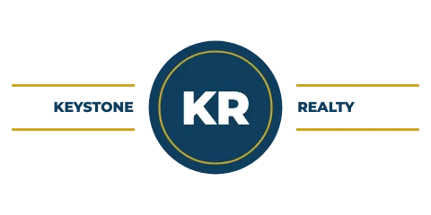 Real estate flanked emblem hat template