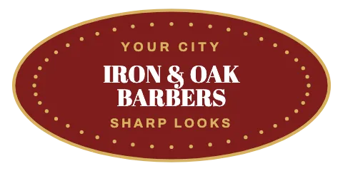 Barbershop oval patch hat template