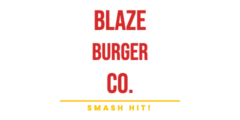 Burger joint stacked wordmark hat template