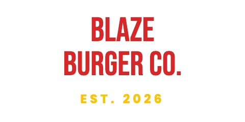 Burger joint wordmark hat template